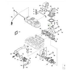 John Deere 1575 - PC12159 - Exhaust Manifold - ST783738
