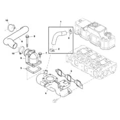 John Deere 1575 - PC12159 - Suction Manifold - ST783748