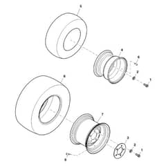 John Deere 1575 - PC12159 - Wheels - ST784391