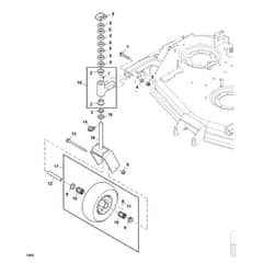 John Deere 1575 - PC12159 - Caster Wheel - ST786097
