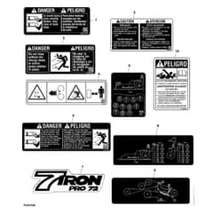 John Deere 1575 - PC12159 - Labels - ST786226