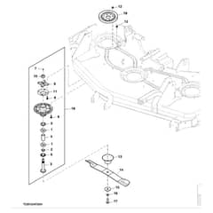 John Deere 1575 - PC12159 - Blade ( - 030000) - ST786242