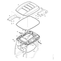 John Deere 1575 - PC12159 - Roof - ST786681