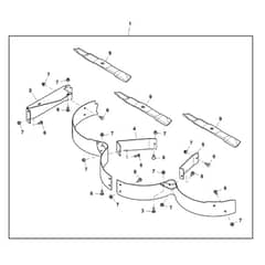 John Deere 1575 - PC12159 - Mulch Kit - ST787390
