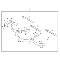 John Deere 1575 - PC12159 - Mulch Kit - ST787407
