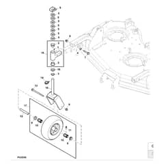 John Deere 1575 - PC12159 - Caster Wheels - ST788380