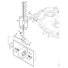 John Deere 1575 - PC12159 - Caster Wheel - ST788691