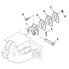 John Deere 1575 - PC12159 - Up Stop - ST788708