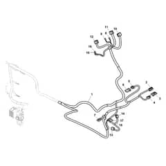 John Deere 1575 - PC12159 - Wiring Harness (1/2) - ST808661