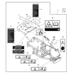 John Deere 1575 - PC12159 - Frame Kit - ST824369