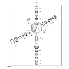 John Deere 1575 - PC12159 - Gearbox ( - 090000) - ST825138