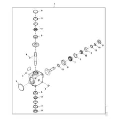 John Deere 1575 - PC12159 - Gearbox - ST945927