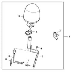 John Deere 1575 - PC12159 - Beacon Light ( - 100000) - ST952626