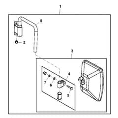 John Deere 1575 - PC12159 - External Mirror - ST952627