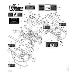 John Deere 1575 - PC12159 - Mower Deck - ST975145
