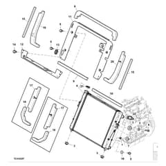 John Deere 1575 - PC12159 - Radiator - ST980375