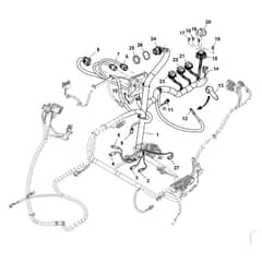 John Deere 1580 - PC12160 - Chassis Wiring (1/3) (070001 - ) - ST1017453