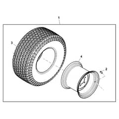 John Deere 1580 - PC12160 - Tire Kit - ST757090