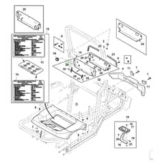 John Deere 1580 - PC12160 - Panel - ST784397