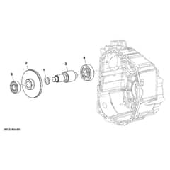 John Deere 1580 - PC12160 - Reduction Shaft - ST786950