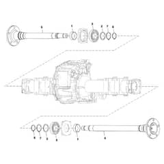 John Deere 1580 - PC12160 - Axle Shaft - ST787000