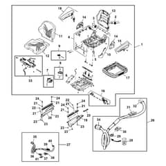 John Deere 1580 - PC12160 - Seat - ST790445