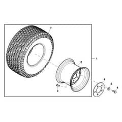 John Deere 1580 - PC12160 - Front Wheels - ST830993