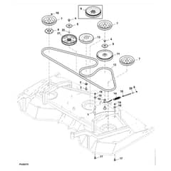 John Deere 1580 - PC12160 - Belt Idlers ( - 100000) - ST850161