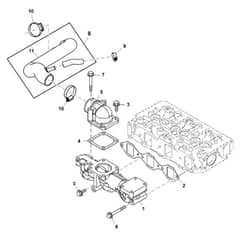 John Deere 1585 - PC12161 - Intake Manifold - ST784402
