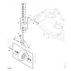 John Deere 1585 - PC12161 - Caster Wheel - ST785869