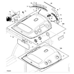 John Deere 1585 - PC12161 - Headliner - ST786634