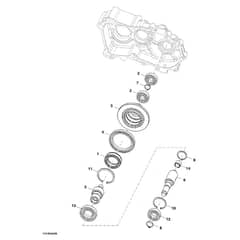 John Deere 1585 - PC12161 - Transaxle Gear - ST786963