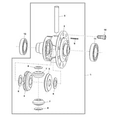 John Deere 1585 - PC12161 - Differential - ST786969