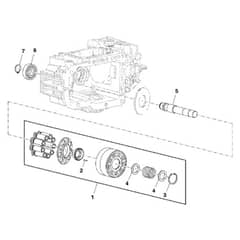 John Deere 1585 - PC12161 - Motor - ST787011