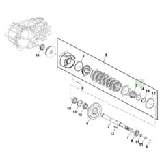 John Deere 1585 - PC12161 - Pto Shaft - ST787182