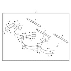 John Deere 1585 - PC12161 - Mulch Kit - ST787407