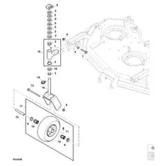 John Deere 1585 - PC12161 - Caster Wheels - ST788380