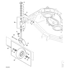 John Deere 1585 - PC12161 - Caster Wheels - ST788512