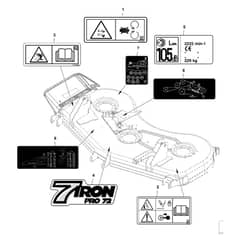 John Deere 1585 - PC12161 - Labels - ST788535