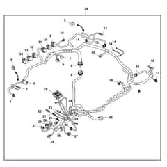 John Deere 1585 - PC12161 - Cab Wiring ( - 100000) - ST794879