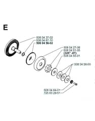Husqvarna 16000ELECTRIC - 1998-Current - Clutch
