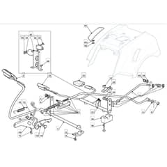 1636H - 2007 - 13-2624-12 - Mountfield Ride On Mower Controls Diagram