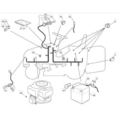1636H - 2006 - 299961683/MOE - Mountfield Ride On Mower Electrics Diagram