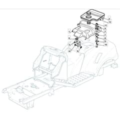 1636H - 2007 - 299964683/MO7 - Mountfield Ride On Mower Fuel Tank Diagram