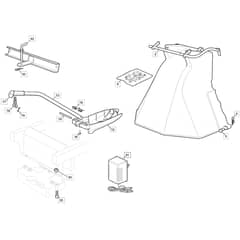 1636H - 2012-2020 - 2T0430483/M11 - Mountfield Ride On Mower Options Diagram