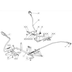 1636M - 2007 - 13-2623-12 - Mountfield Ride On Mower Controls Diagram