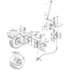 1636M - 2007 - 13-2623-12 - Mountfield Ride On Mower Steering Diagram