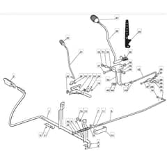 1636M - 2006 - 13-2678-11 - Mountfield Ride On Mower Controls Diagram