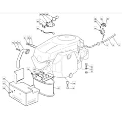 1636M - 2006 - 13-2678-11 - Mountfield Ride On Mower Engine Diagram