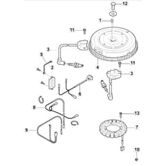 1638H Twin - 2019 - 2T2610683/M19 - Mountfield Ride On Mower Electric Equipment Diagram